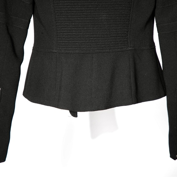 Aritzia Wilfred Montesson Crepe Biker Jacket black, Size 0, Excellent Condition - Picture 6 of 10